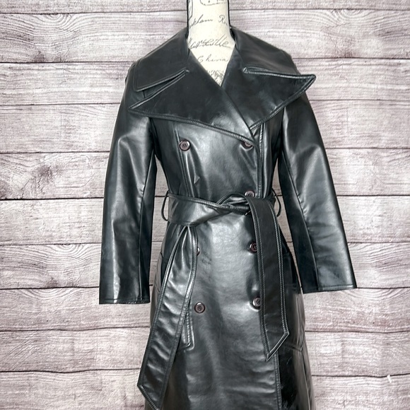 Vintage British Crown Colony Hong Kong 1960’s Trench Coat Size S - Picture 10 of 15